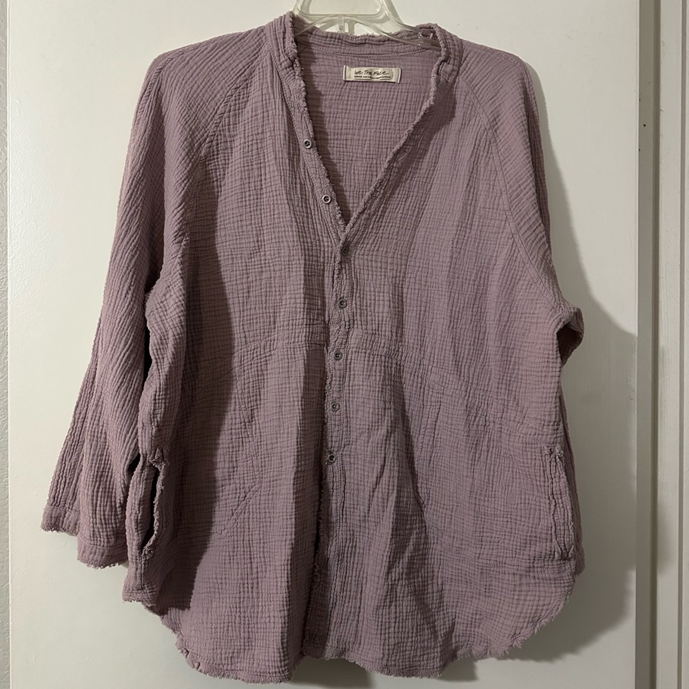 FP We The Free Purple Button Down